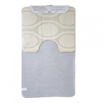 Набор ковриков д/ванной Zalel  2 пр. 60х100 (кремовый)