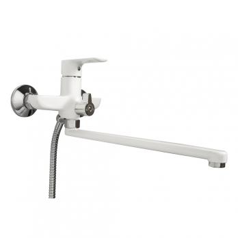 Смеситель для ванны и раковины 35к G2248 GAPPO L-излив, БЕЛЫЙ-ХРОМ