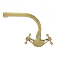 Смеситель для кухни 1/2 кер F5408-10 FRAP (выс.пов.излив, п/гайку, БЕЖЕВЫЙ, силумин)