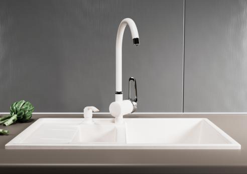 Дозатор для жидкого моющего средства ML-D02 ультра-белый (341) объем 330 мл