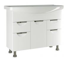 Тумба д/ванной "ЭТЬЕН-105" под раковину Элеганс-105 (Kirovit) (ПВХ)