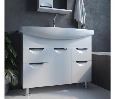 Тумба д/ванной "ЭТЬЕН-105" под раковину Элеганс-105 (Kirovit) (ПВХ)