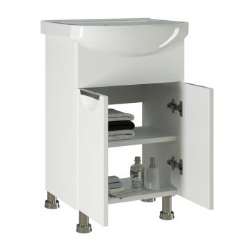 Тумба д/ванной "ЭТЬЕН-55" под раковину Элеганс 55 (Rosa) (ПВХ)