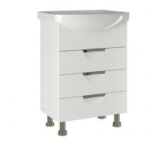 Тумба д/ванной "ЭТЬЕН-60" под раковину Элеганс-60 (Rosa) (ПВХ)