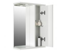 Зеркальный шкаф "ЭТЬЕН-50" правый с подсветкой (ПВХ)