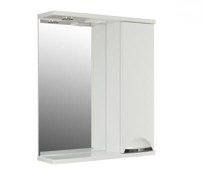 Зеркальный шкаф "ЭТЬЕН-60" правый с подсветкой  (ПВХ)