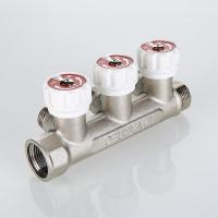 Коллектор 3/4''x1/2'' с регулировочными вентилями для подачи водоснабжения VALTEC  (3 вых)