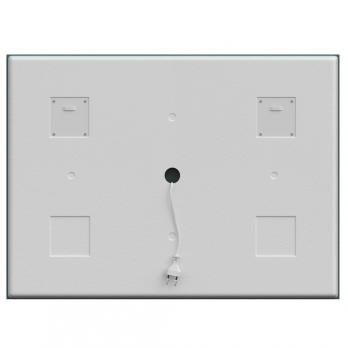 Зеркало MIXLINE "Ливия-2" 800*600 (ШВ) сенсорный выключатель, светодиодная подсветка + подогрев