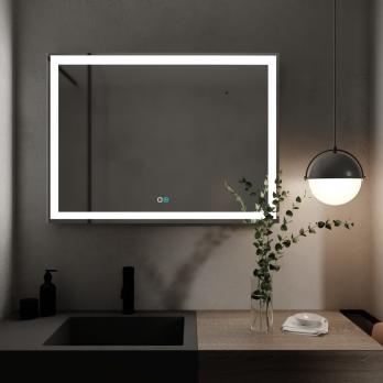 Зеркало MIXLINE "Ливия-2" 800*600 (ШВ) сенсорный выключатель, светодиодная подсветка + подогрев