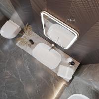 Зеркало MIXLINE "Мальта-2" 550*800 (ШВ) сенсорный выключатель, светодиодная подсветка + подогрев