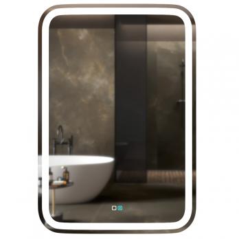 Зеркало MIXLINE "Мальта-2" 550*800 (ШВ) сенсорный выключатель, светодиодная подсветка + подогрев