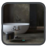 Зеркало MIXLINE "Стив-2" 700*685 (ШВ) сенсорный выключатель, светодиодная подсветка + подогрев