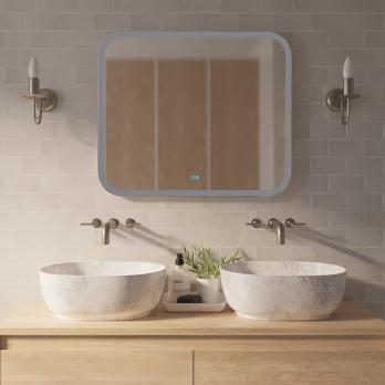 Зеркало MIXLINE "Стив-2" 800*685 (ШВ) сенсорный выключатель, светодиодная подсветка + подогрев