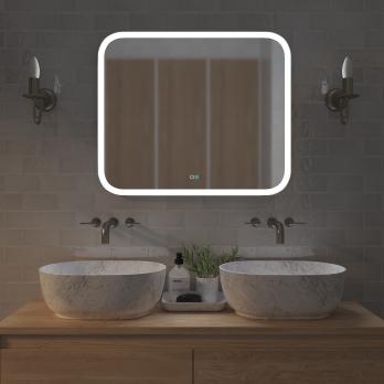Зеркало MIXLINE "Стив-2" 800*685 (ШВ) сенсорный выключатель, светодиодная подсветка + подогрев