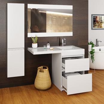 Тумба д/ванной "СОЗВЕЗДИЕ-56"под рак.над ст.маш. БИЛЛ-120(MIXLINE)унив(ПВХ)