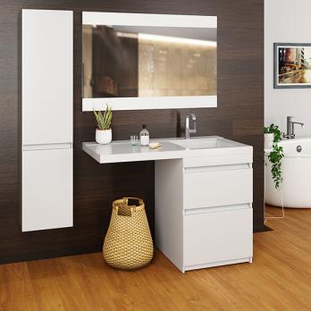 Тумба д/ванной "СОЗВЕЗДИЕ-56"под рак.над ст.маш. БИЛЛ-120(MIXLINE)унив(ПВХ)