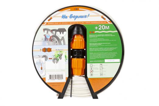 Удлинитель шланга дренажного 32 ''УДАВ'' 20м на катушке с муфтой 32х32 ДЖИЛЕКС