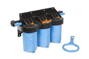 Фильтр магистральный 1'' для хол. воды 10'' 1М10''Т3 тройной ДЖИЛЕКС