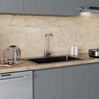 Смеситель для кухни 35k MIXLINE MLSS-0301 трубчатый излив, п/гайку САТИН