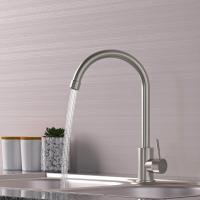 Смеситель для кухни MIXLINE MLSS-0322 моно, п/гайку САТИН