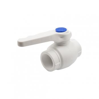 Кран шар 32 ручка PP-R EVER® plast БЕЛЫЙ (Россия)