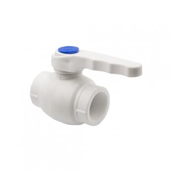 Кран шар 32 ручка PP-R EVER® plast БЕЛЫЙ (Россия)