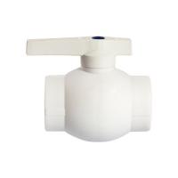 Кран шар 40 ручка PP-R EVER® plast БЕЛЫЙ (Россия)