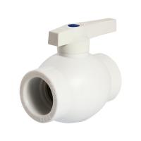 Кран шар 40 ручка PP-R EVER® plast БЕЛЫЙ (Россия)