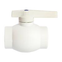 Кран шар 50 ручка PP-R EVER® plast БЕЛЫЙ (Россия)