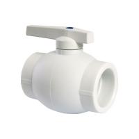 Кран шар 63 ручка PP-R EVER® plast БЕЛЫЙ (Россия)