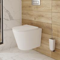 Унитаз подвесной безободковый IDDIS CALRNSEi25 "Calipso" сиденье дюропласт, микролифт