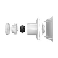 Вентилятор вытяжной D98 QUADRO 4 С с  обратным клапаном ERA