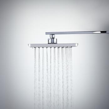 Лейка для душа FRAP F001-20 (тропический душ, квадрат 215*215мм, 1 режим, хром)