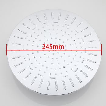 Лейка для душа FRAP F008-25 (тропический душ, круг D245мм, 1 режим, белый/хром)