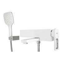 Смеситель для ванны G3217-8 GAPPO БЕЛЫЙ-ХРОМ