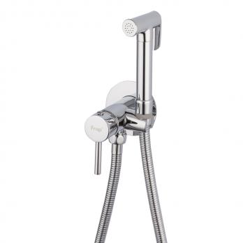 Смеситель с гигиенической лейкой 25к F7505-2 FRAP (встраиваемый, хром, латунь)