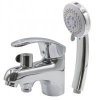 Смеситель для раковины с лейкой 40к F1221 FRAP (литой, п/шпильку, хром, латунь)