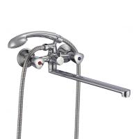 Смеситель для ванны и раковины 1/2 кер Milardo TRISBL2M10 "Tring"излив 324мм с аксесс. ХРОМ