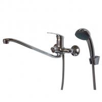 Смеситель для ванны и раковины 35к F2239-B FRAP див корп (S-излив, хром, силумин)