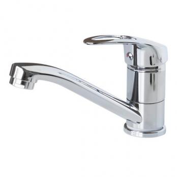 Смеситель для кухни 35к F4539-2-B FRAP (плоск.пов. излив, п/гайку, хром, силумин)