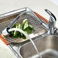 Смеситель для кухни душ 40к F6003 FRAP (ВЫДВИЖ.ЛЕЙКА 2 реж, п/шпильку, хром, латунь)