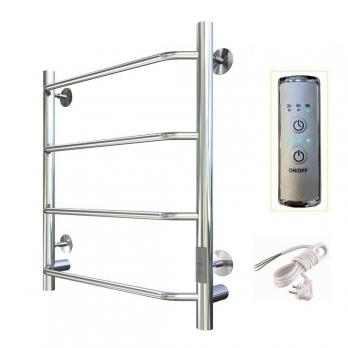 Полотенцесушитель электрический ЛЦ 60х50 4 пер ТРАПЕЦИЯ унив (скрыт подкл, таймер,208 Вт) ТРУГОР