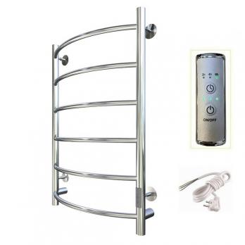 Полотенцесушитель электрический ЛЦ 80х40 6 перекл ДУГА унив  (скрыт подкл, таймер,263 Вт) ТРУГОР