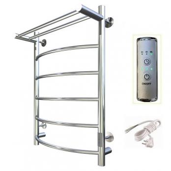 Полотенцесушитель электрический ЛЦ 80х50 7 перекл ДУГА ПОЛКА унив (скрыт подкл,таймер,342 Вт) ТРУГОР
