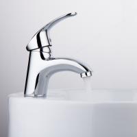 Смеситель для раковины 40к F1021 (литой, п/шпильку, хром, латунь)