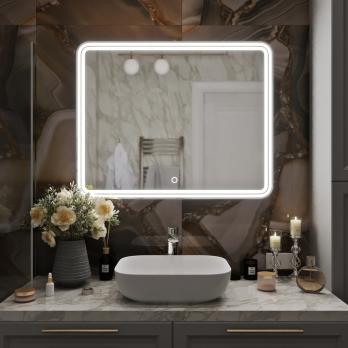 Зеркало MIXLINE "Адриана" 1000*800 (ШВ) сенсорный выключатель, светодиодная подсветка