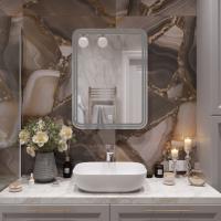 Зеркало MIXLINE "Адриана" 600*800 (ШВ) сенсорный выключатель, светодиодная подсветка