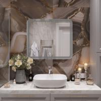 Зеркало MIXLINE "Адриана" 800*700 (ШВ) сенсорный выключатель, светодиодная подсветка