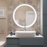 Зеркало MIXLINE "Оливия" D700 сенсорный выключатель, светодиодная подсветка