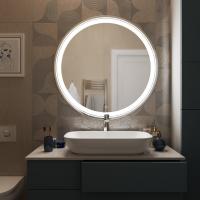 Зеркало MIXLINE "Оливия" D700 сенсорный выключатель, светодиодная подсветка